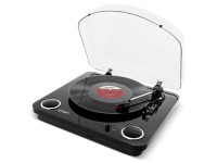 ION Max LP USB Turntable with Integrated Speakers, Black ION Max LP USB Turntable with Integrated Speakers, Black